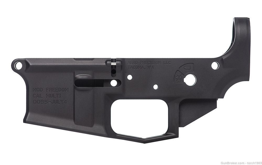 Aero Precision M4E1 FREEDOM Lower Receiver anodized black stripped -img-3