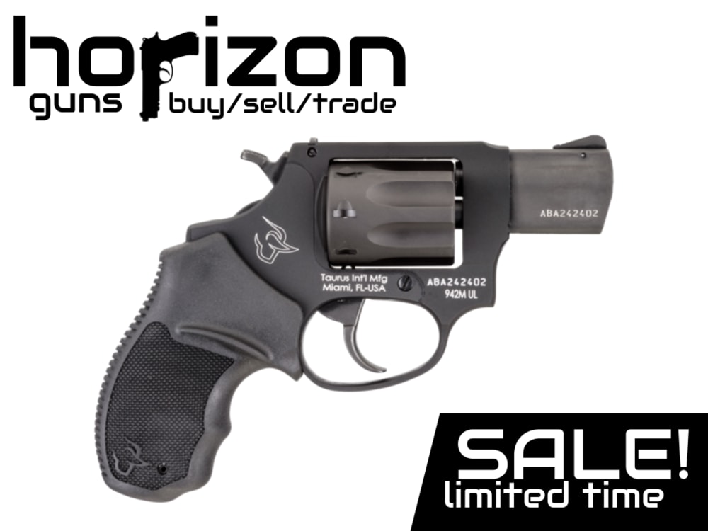 SALE // Taurus 942 Ultra-Lite .22 Magnum 2" Black-img-0