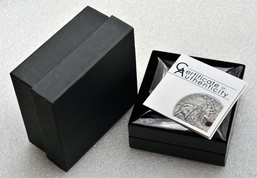 2011 Palau $5 - Treasures of the World - RUBY - 25 grams silver coin-img-4