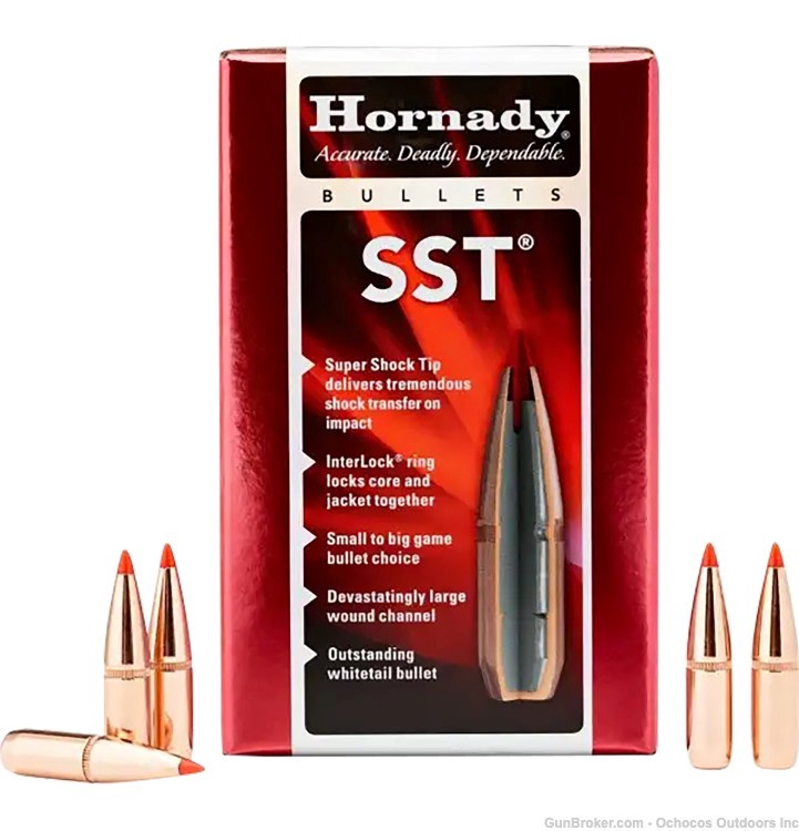 Hornady™ SST 270 Cal .277 130 Grain - 100 Ct Per Box - 25 Case-img-0