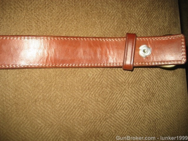 VINTAGE EL PASO SADDLERY RANGER BELT LINED 36" !-img-5