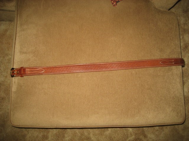 VINTAGE EL PASO SADDLERY RANGER BELT LINED 36" !-img-0