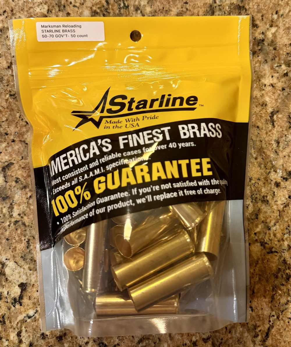 Starline 50-70 GOV’T brass - 50 count-img-1