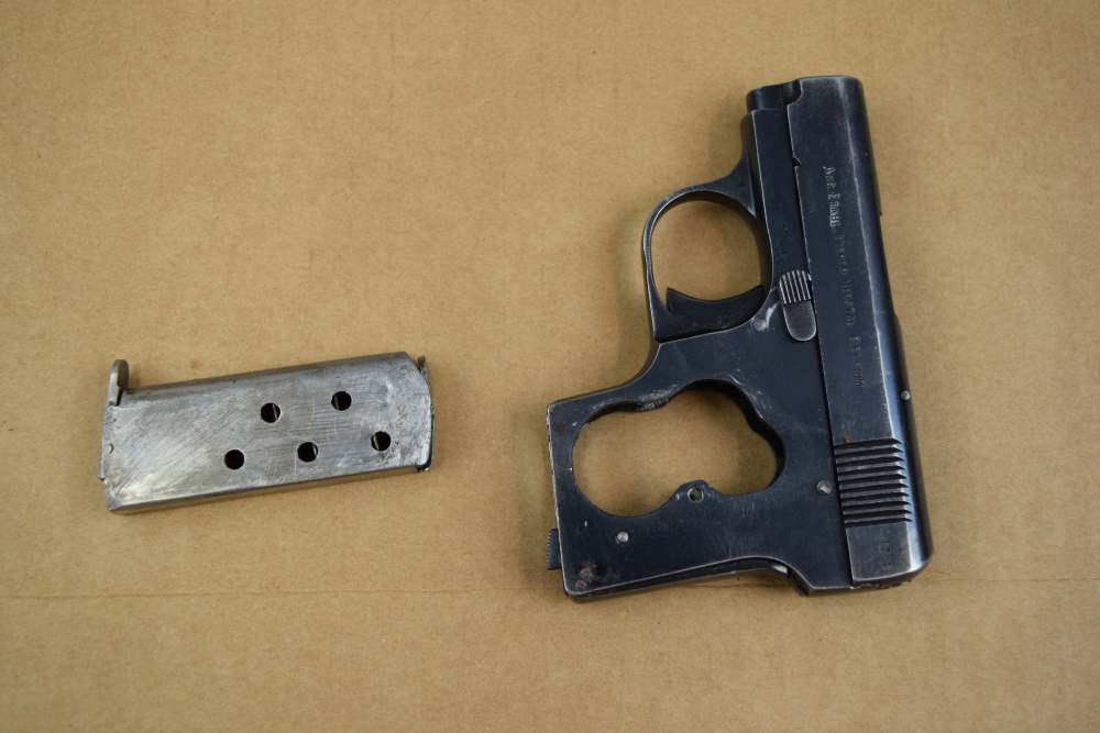 Anciens Etablissement Pieper, 6.35mm (25 ACP), 2" bbl, Belgium Mfg, Fair.-img-10