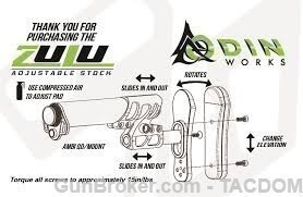 Odin Works ZULU FDE 2.0 Stock + Secondary Recoil System AR15 AR-img-2