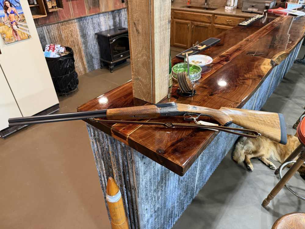 Austrian Drilling with Albanian Wood 16x16/7.7x57 - EXQUISITE! -img-0