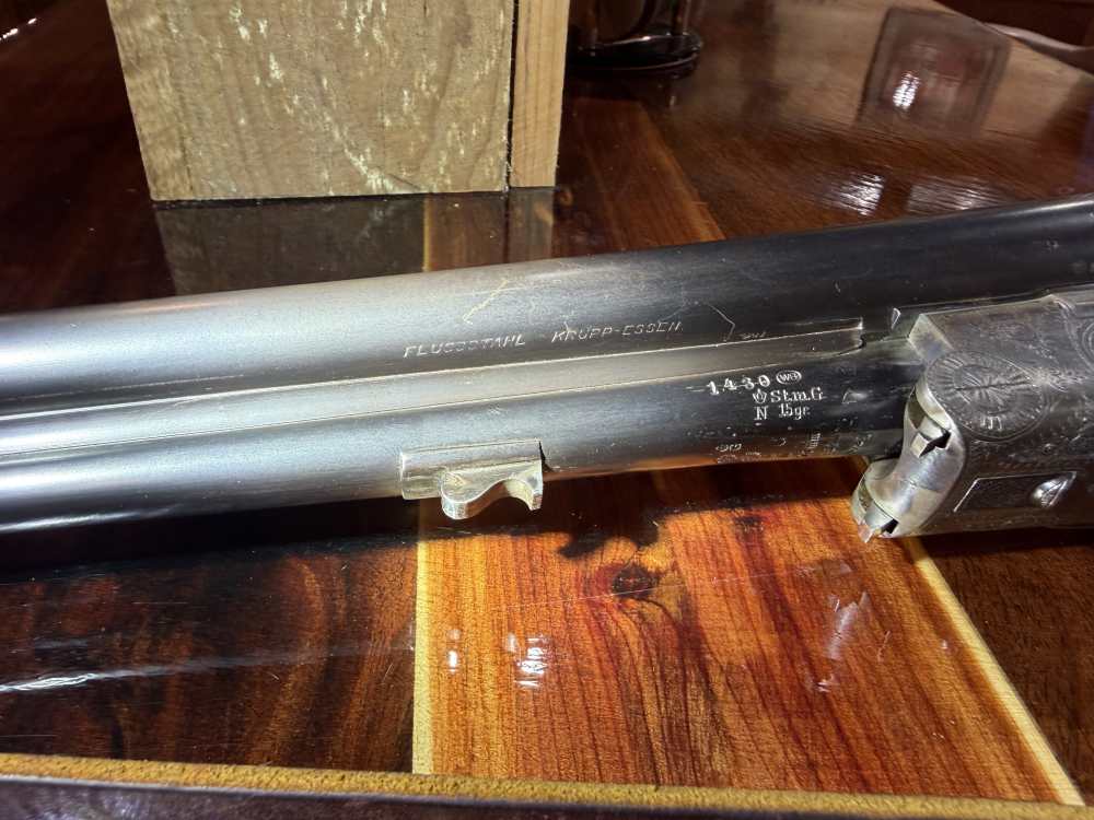 Austrian Drilling with Albanian Wood 16x16/7.7x57 - EXQUISITE! -img-32