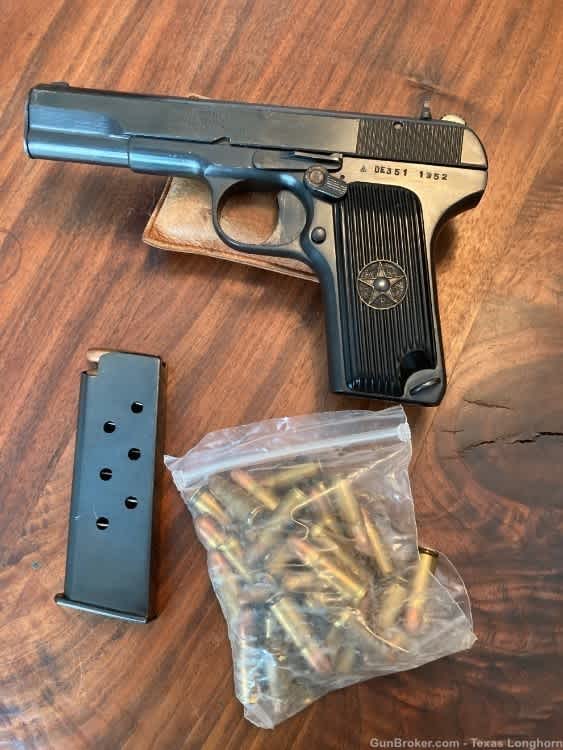 TOKAREV Romanian TT-33 Blue Pistol 7.62x25 1952 “High Condition” 95%+ Ammo-img-0