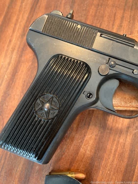 TOKAREV Romanian TT-33 Blue Pistol 7.62x25 1952 “High Condition” 95%+ Ammo-img-5