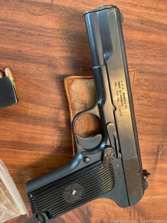 TOKAREV Romanian TT-33 Blue Pistol 7.62x25 1952 “High Condition” 95%+ Ammo-img-1