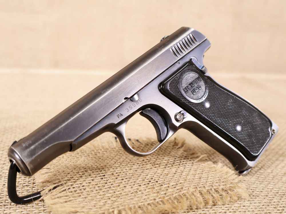 Remington Model 51, .380ACP Semi-Auto Pistol 7-Rd. 1918-1934 9-Groove Slide-img-0