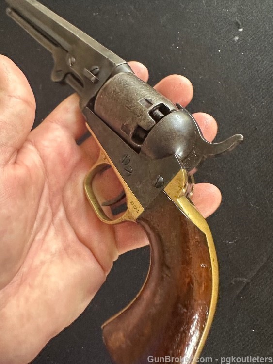 1865 - COLT 1849 POCKET PERCUSSION REVOLVER 6" .31cal-img-22