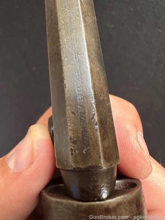 1865 - COLT 1849 POCKET PERCUSSION REVOLVER 6" .31cal-img-20