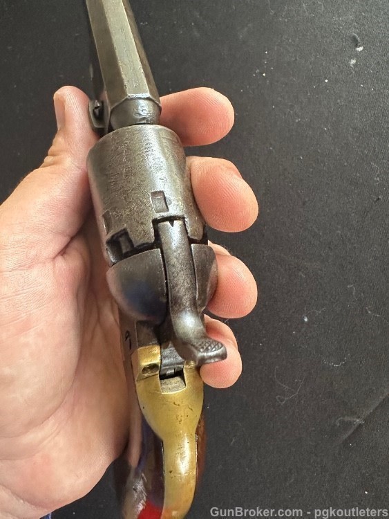 1865 - COLT 1849 POCKET PERCUSSION REVOLVER 6" .31cal-img-23