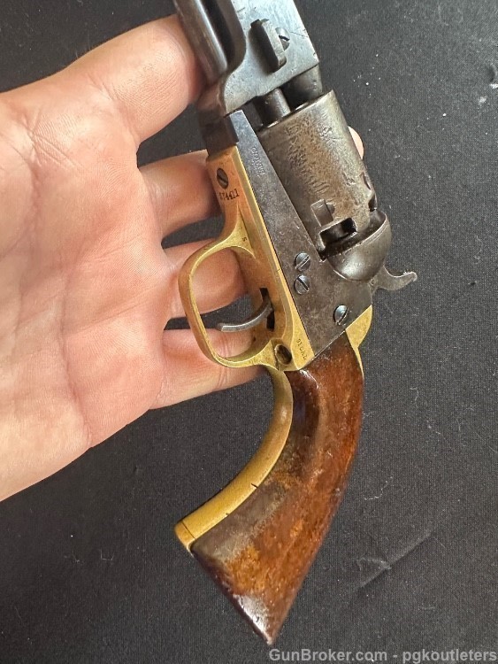 1865 - COLT 1849 POCKET PERCUSSION REVOLVER 6" .31cal-img-41