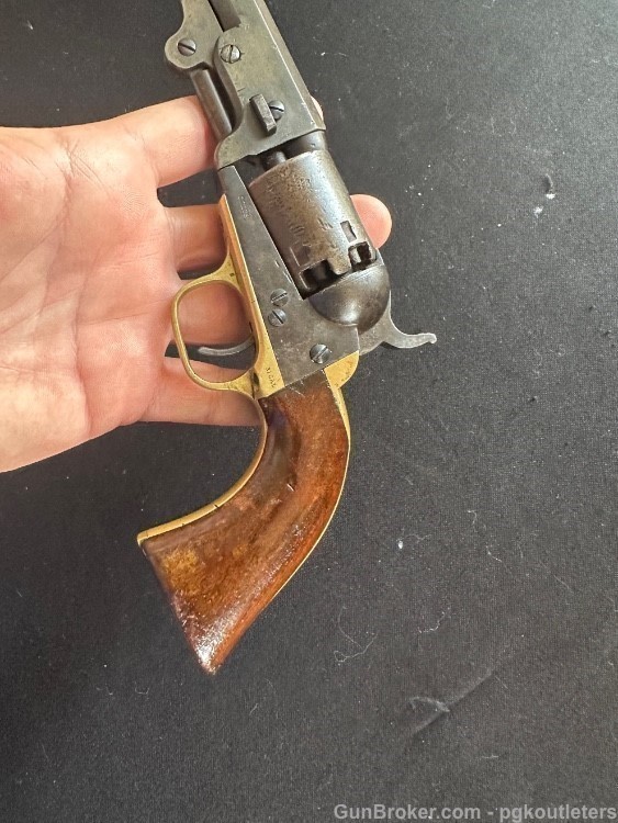 1865 - COLT 1849 POCKET PERCUSSION REVOLVER 6" .31cal-img-40