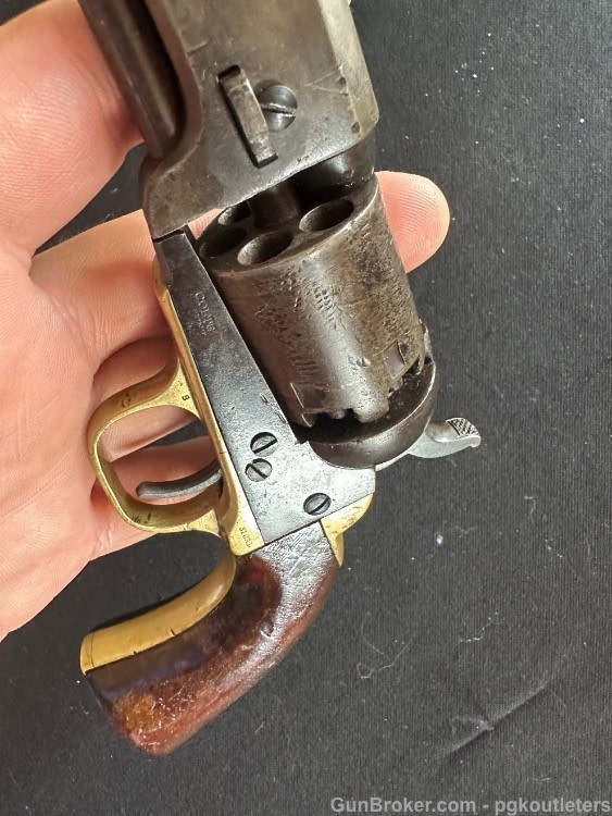 1865 - COLT 1849 POCKET PERCUSSION REVOLVER 6" .31cal-img-42