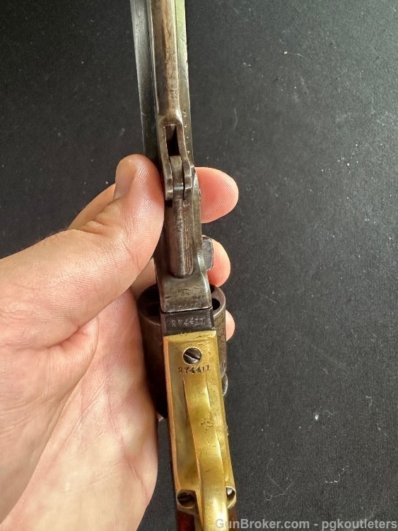 1865 - COLT 1849 POCKET PERCUSSION REVOLVER 6" .31cal-img-36
