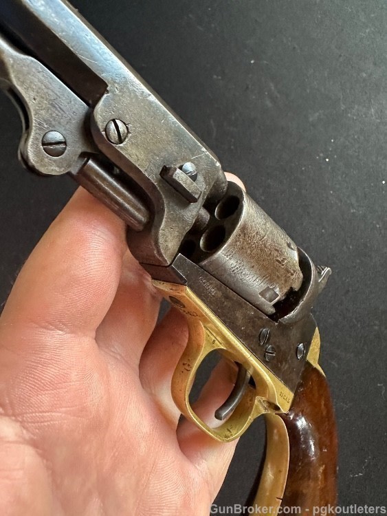 1865 - COLT 1849 POCKET PERCUSSION REVOLVER 6" .31cal-img-35