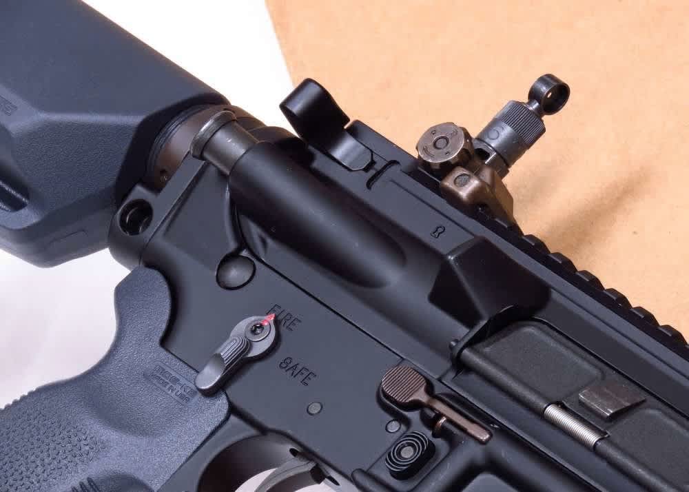 Knights Armament KAC SR-15 KS-4 5.56 NATO AR15 SR15 KS4 Stone Rifle +2 MAGS-img-56