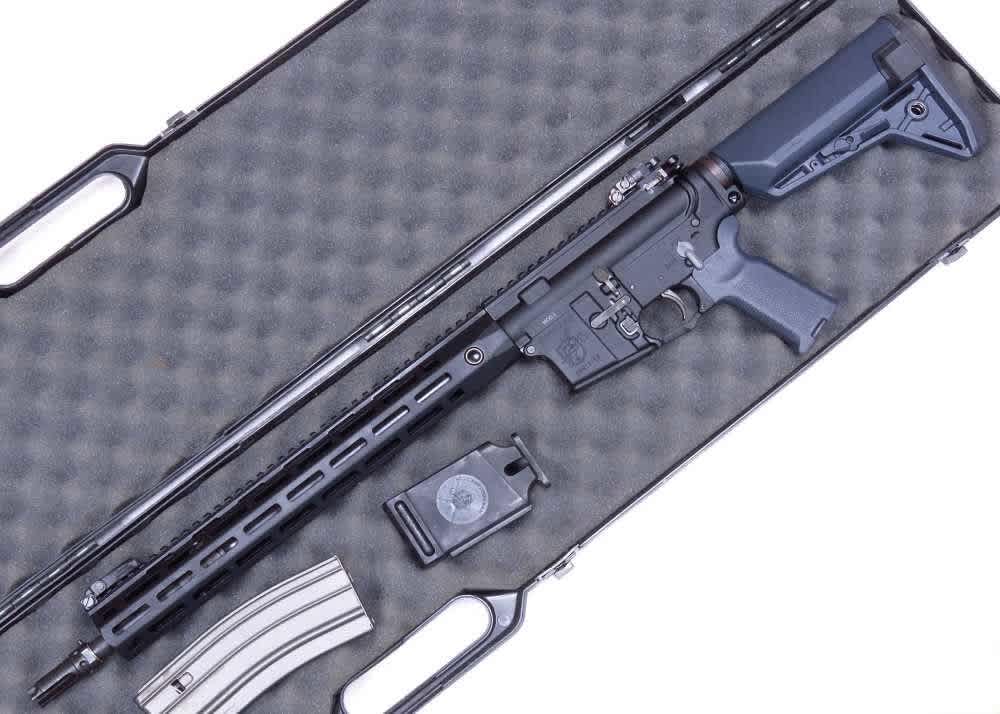 Knights Armament KAC SR-15 KS-4 5.56 NATO AR15 SR15 KS4 Stone Rifle +2 MAGS-img-20