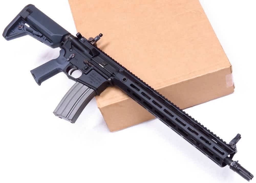 Knights Armament KAC SR-15 KS-4 5.56 NATO AR15 SR15 KS4 Stone Rifle +2 MAGS-img-4