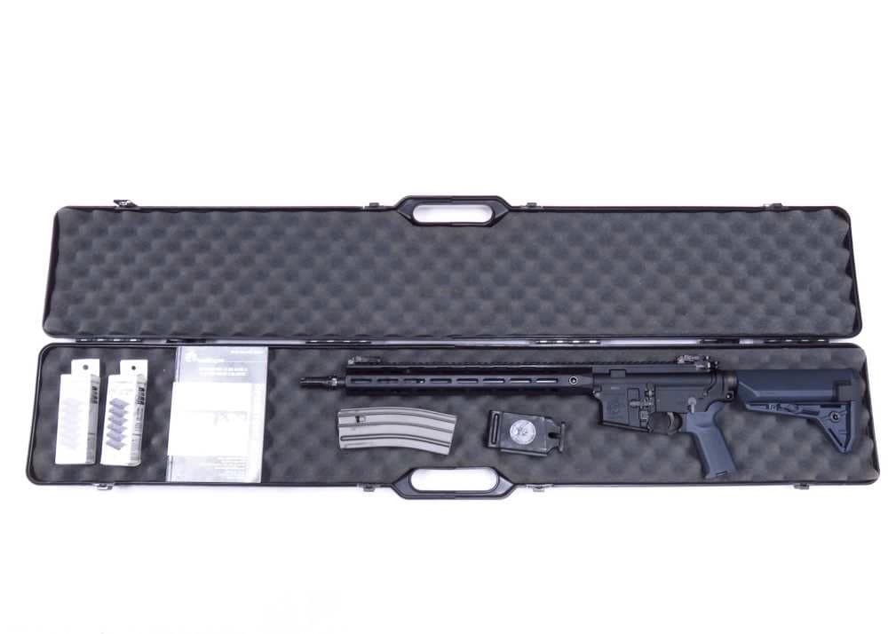 Knights Armament KAC SR-15 KS-4 5.56 NATO AR15 SR15 KS4 Stone Rifle +2 MAGS-img-0