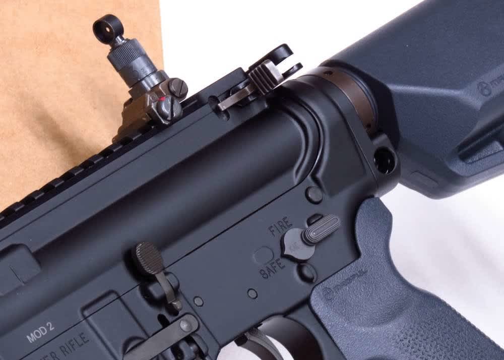 Knights Armament KAC SR-15 KS-4 5.56 NATO AR15 SR15 KS4 Stone Rifle +2 MAGS-img-55