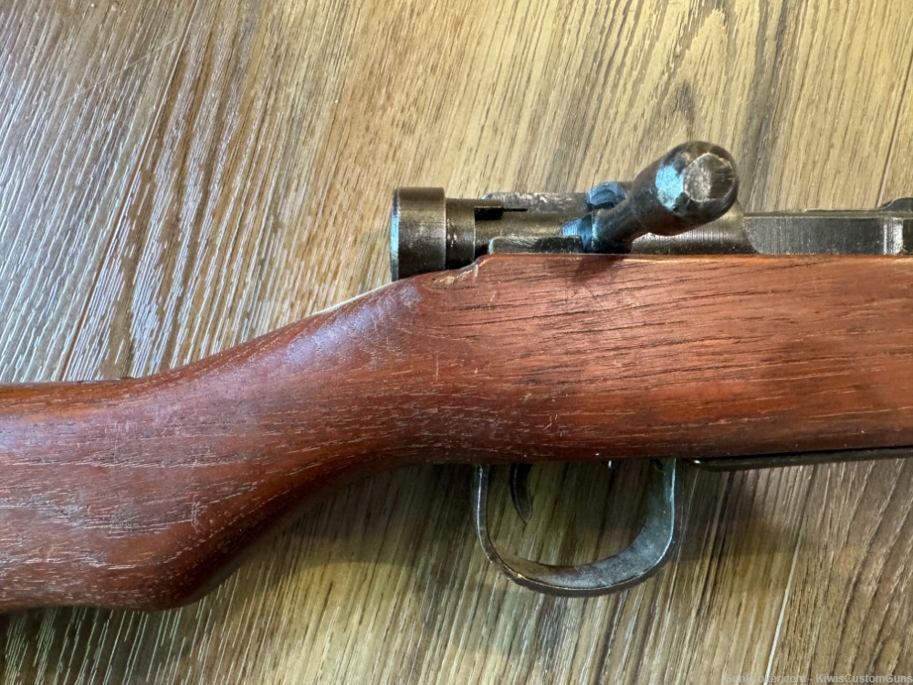 1940-1945 Arisaka Type 99 Last Ditch 27th series 7.7 with bayonet-img-9
