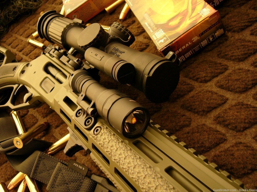 MARLIN MAD PIG 1895 .45-70 GOV'T ISSUE TRIJICON SCO MARLIN RUGER 1 OF 1 PIG-img-3