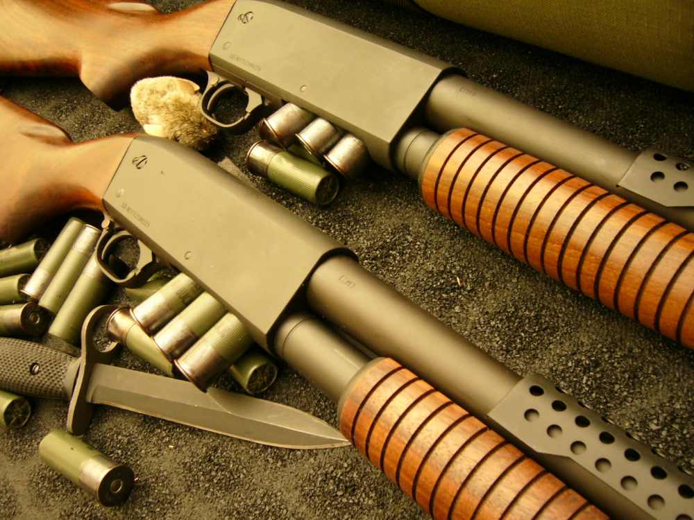 ITHACA M-37 M37 RIOT TRENCH LE 12 GAUGE MILITARY AMMO MODEL 37 ONE SHOTGUN -img-8