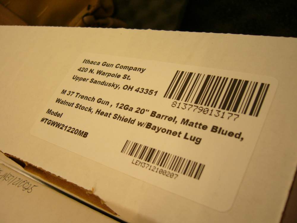 ITHACA M-37 M37 RIOT TRENCH LE 12 GAUGE MILITARY AMMO MODEL 37 ONE SHOTGUN -img-64