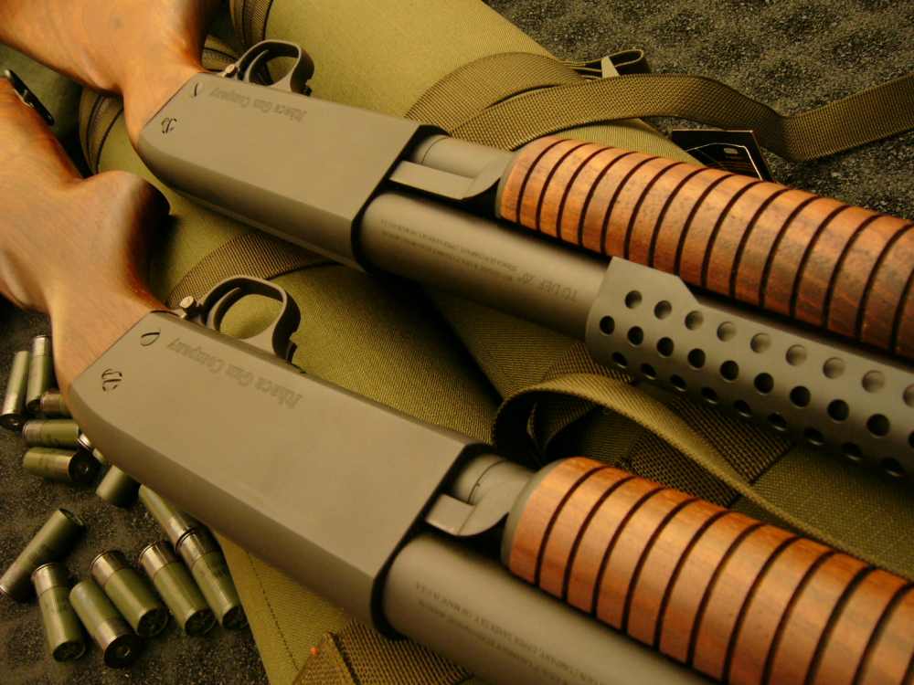 ITHACA M-37 M37 RIOT TRENCH LE 12 GAUGE MILITARY AMMO MODEL 37 ONE SHOTGUN -img-28