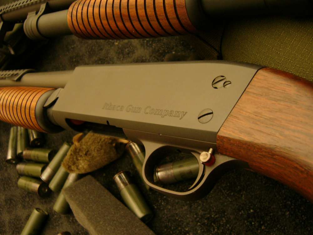 ITHACA M-37 M37 RIOT TRENCH LE 12 GAUGE MILITARY AMMO MODEL 37 ONE SHOTGUN -img-24