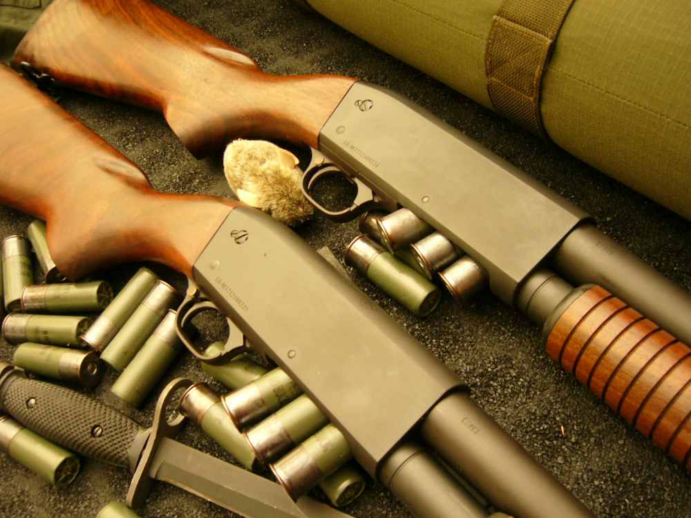 ITHACA M-37 M37 RIOT TRENCH LE 12 GAUGE MILITARY AMMO MODEL 37 ONE SHOTGUN -img-9