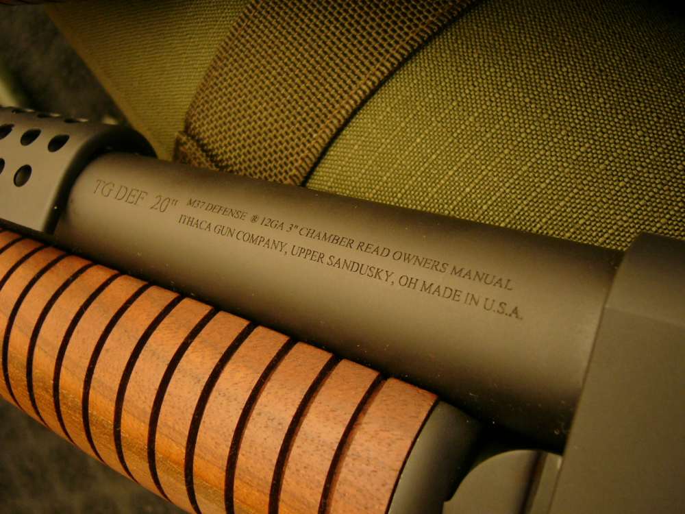 ITHACA M-37 M37 RIOT TRENCH LE 12 GAUGE MILITARY AMMO MODEL 37 ONE SHOTGUN -img-35