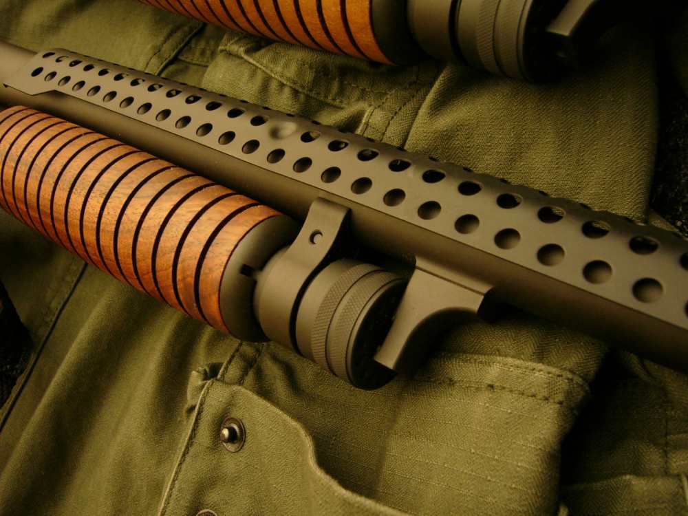 ITHACA M-37 M37 RIOT TRENCH LE 12 GAUGE MILITARY AMMO MODEL 37 ONE SHOTGUN -img-57