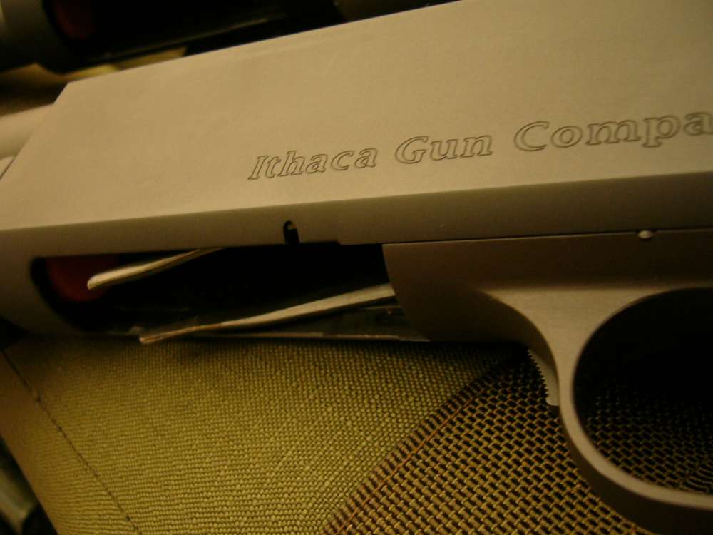 ITHACA M-37 M37 RIOT TRENCH LE 12 GAUGE MILITARY AMMO MODEL 37 ONE SHOTGUN -img-33