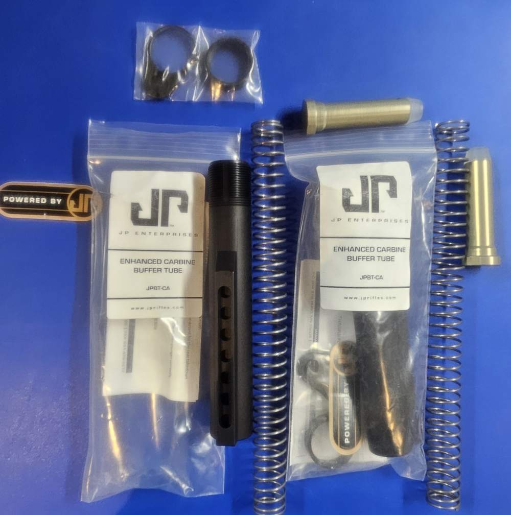 JP ENHANCED CARBINE BUFFER TUBE Set Of 2 Include Recoil Spring & 3Oz Buffer-img-0