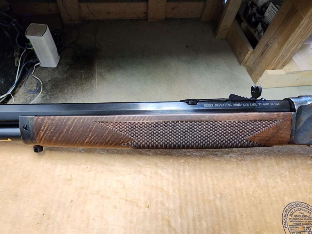 PICS! NEW HENRY COLOR CASE HARDENED SIDE GATE 45-70 GOVT 22" WALNUT H010GCC-img-19