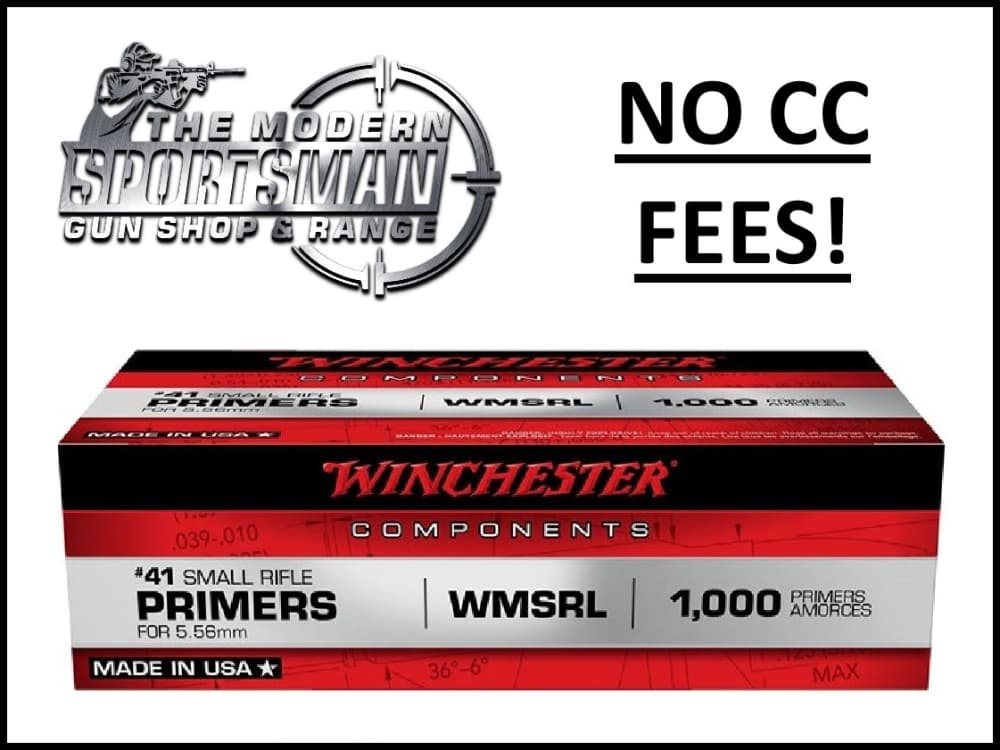 1000 Winchester Small Rifle 5.56 Spec Military #41 Reloading Primers WMSRL-img-0
