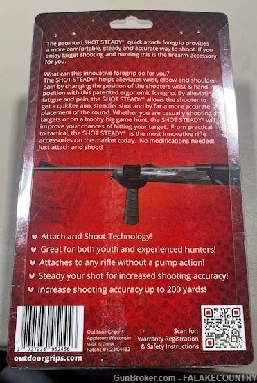 SHOT STEADY UNIVERSAL QUICK ATTACH FOREGRIP-img-1