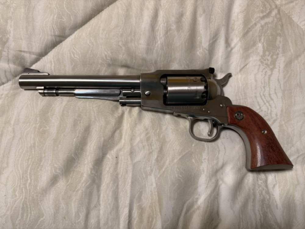 Ruger Old Army Percussion Revolver - Black Powder - .45 Cal - 7.5" SS NIB-img-2