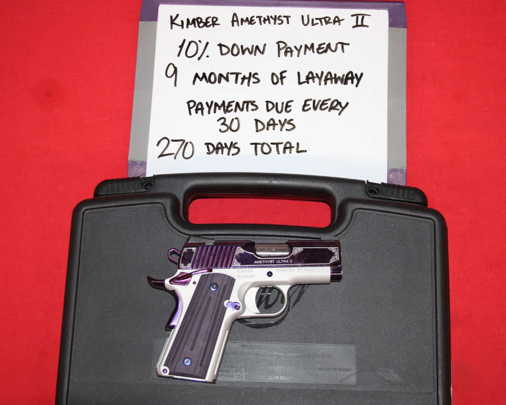 Kimber Amethyst Ultra II 45ACP 3" Barrel, LAYAWAY AVAILABLE!-img-0