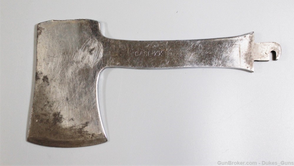 Case Axe-Knife Combo w/ Original Sheath - Knife Blade Missing-img-3