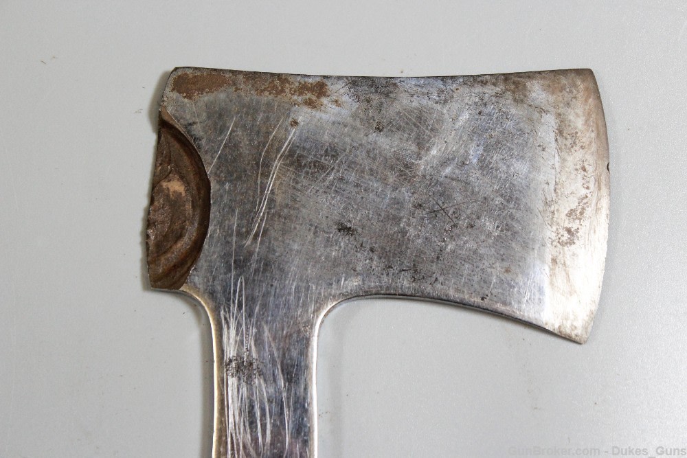 Case Axe-Knife Combo w/ Original Sheath - Knife Blade Missing-img-7