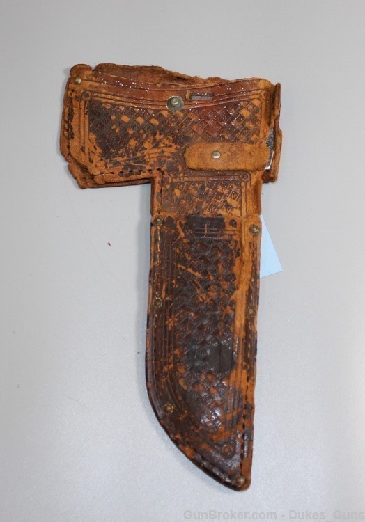 Case Axe-Knife Combo w/ Original Sheath - Knife Blade Missing-img-1