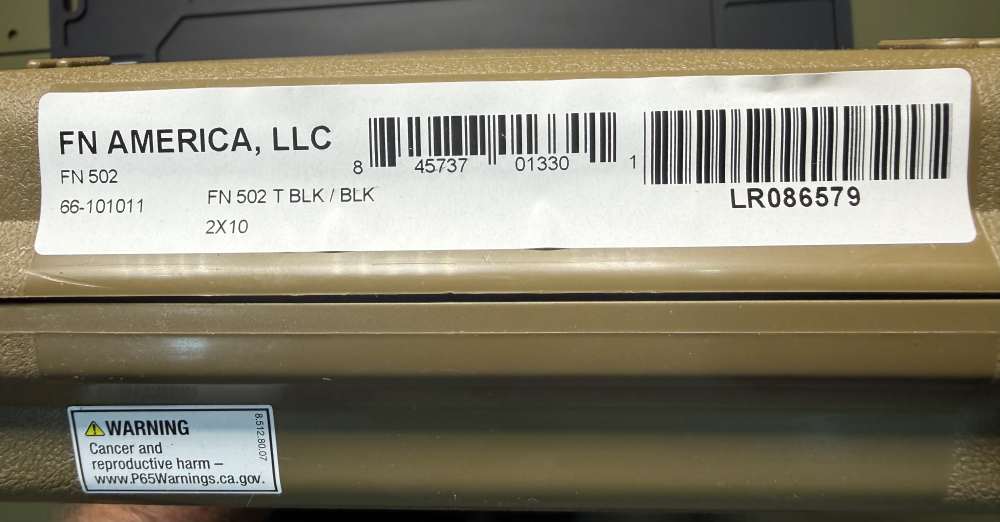FN 502T 22lr tactical black 2 mags NIB-img-3