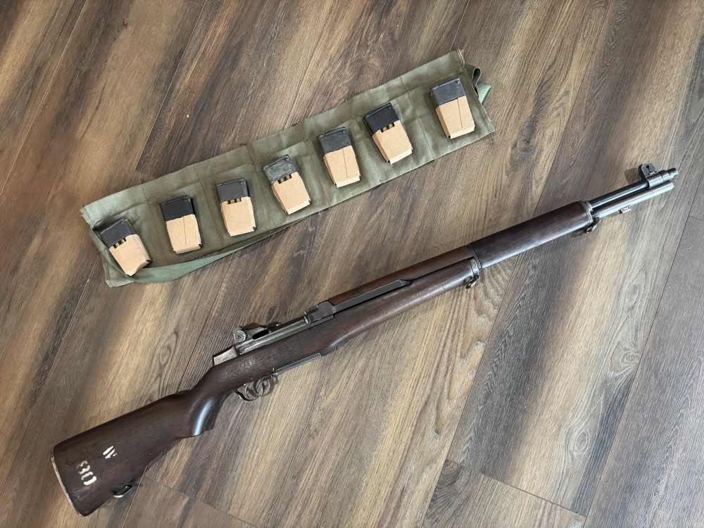 Springfield M1 Garand .30-06 Dated for February 1945 Ammo Included-img-0