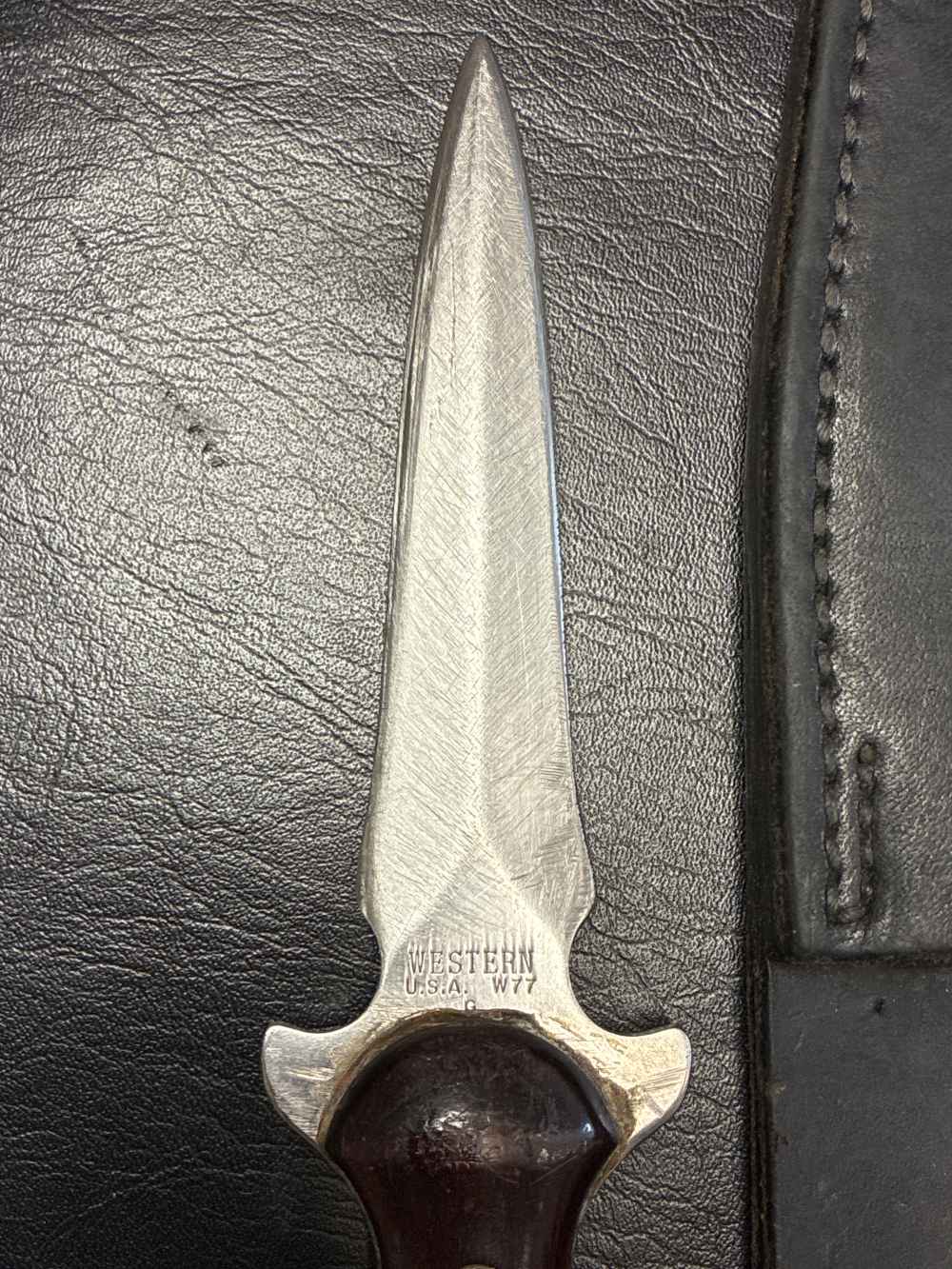 Western USA W77 Boot Knife w/sheath-img-2